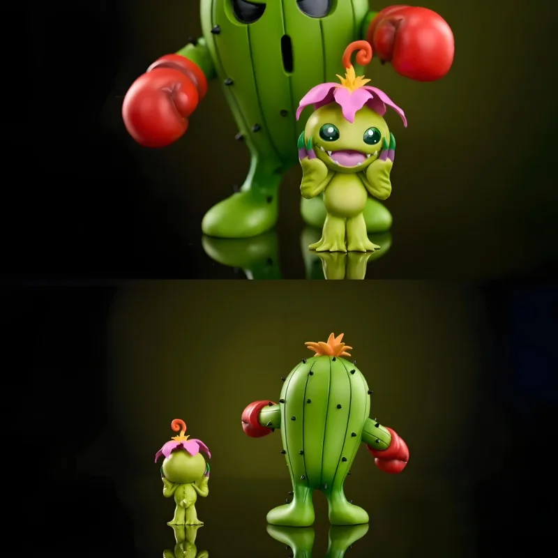 11cm/4.3in  Anime Digimon Adventure Figure Palmon  Evolution Togemon  Action Figures Pvc Statue Collection Model Toys Gifts