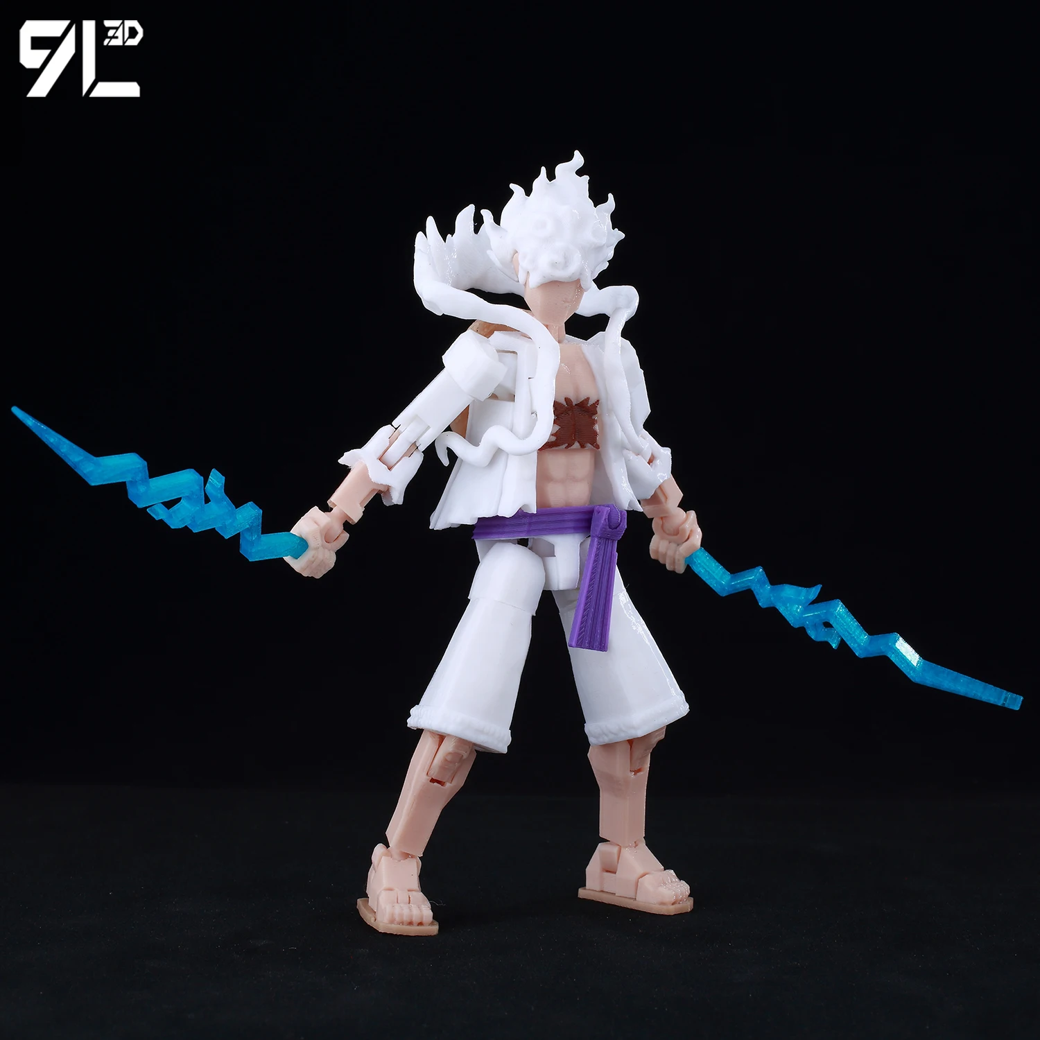 9L 3D OnePiece Figure Lucky13 Dummy13 Luffy Gear 5 Sun God Nika Luffy Figurine Action Figures Statue Collection Model Doll Gifts