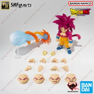 In Stock BANDAI S.H.Figuarts Dragon Ball Daima Super Saiyan 4 Son Goku (Mini) Anime Action Figures Model Toys Holiday Gifts