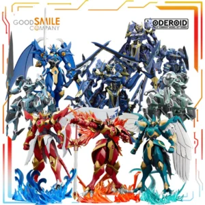 Authentic Straight Hair GSC Original MODEROID Series Magic Knight Anime Action Assembly Model Toy Model Ornaments Gifts for Boys