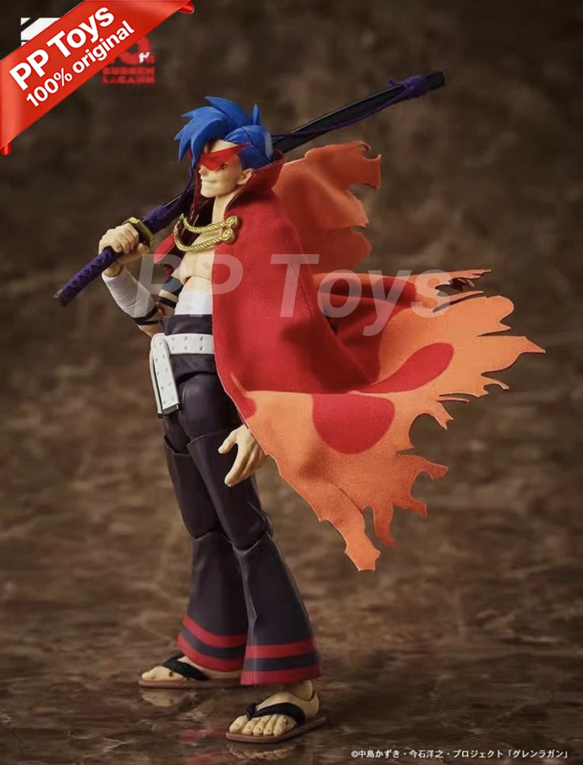 In Stock ANIPLEX Original BUZZmod Kamina Action Figure Anime Tengen Toppa Gurren-Lagann Can Be Assembled Collection Model Toys - Image 6