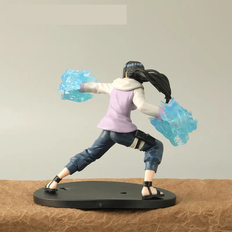 16cm Naruto Anime Figure Rock Lee Hyuuga Hinata Roubu Double Lion Fist Fighting Action Figure Collection Model Doll toys hobbie - Image 6