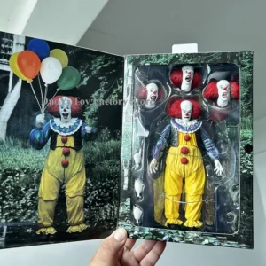 NECA Pennywise Leatherface Figure Joker Stephen King Clown Ultimate Horror Toys Action Figure Model Halloween Decoration Gifts