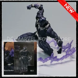 In Stock Arkahm Factory MAX Factory MAX 030 Black Panther Anime Action Figure Ko Model Customized Gifts Toys