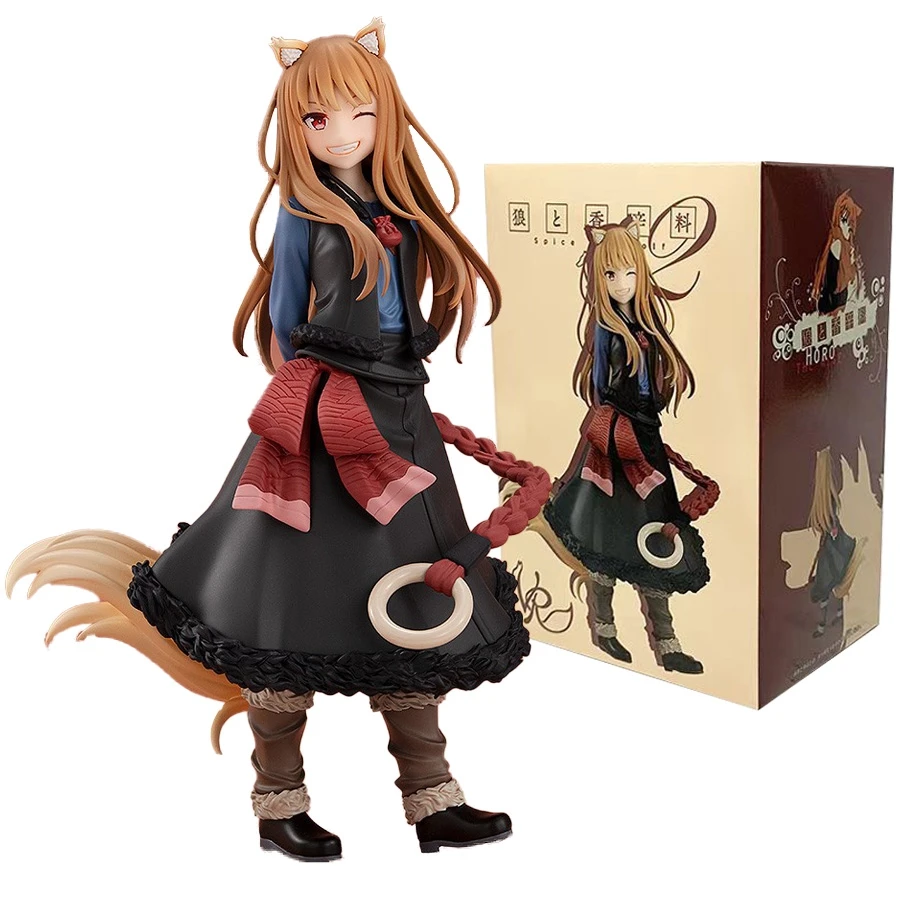 17cm Spice and Wolf: MERCHANT MEETS THE WISE WOLF Anime Figure Wolf Holo Action Figure PVC collection Model Doll Toys