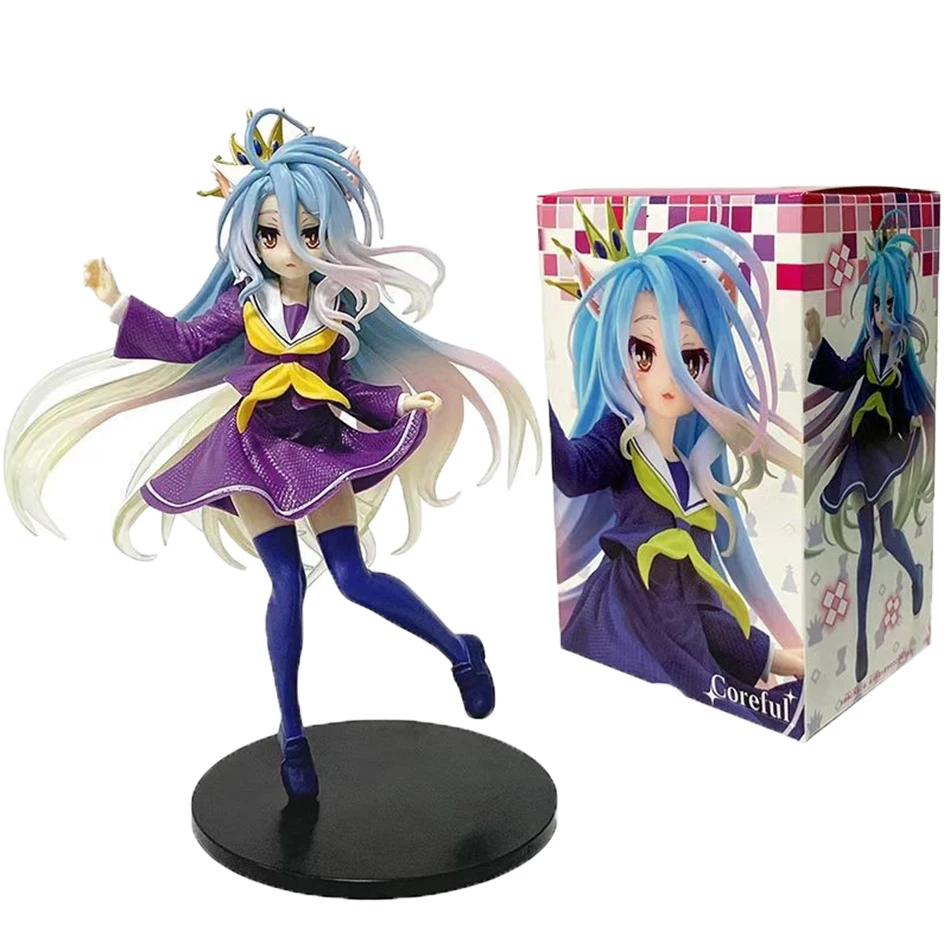 Gifts Toy PVC Anime NGNL No Game No Life White “Figure Anime Anime Action Figures Model Collection Ornament Anime Model Toy Gift