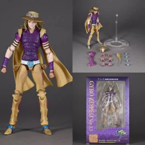 Action Figure Gyro Zeppeli Jojo S Bizarre Adventure Steel Ball Run Super Action Statue Anime Collection Ornament Boys Toy Gift