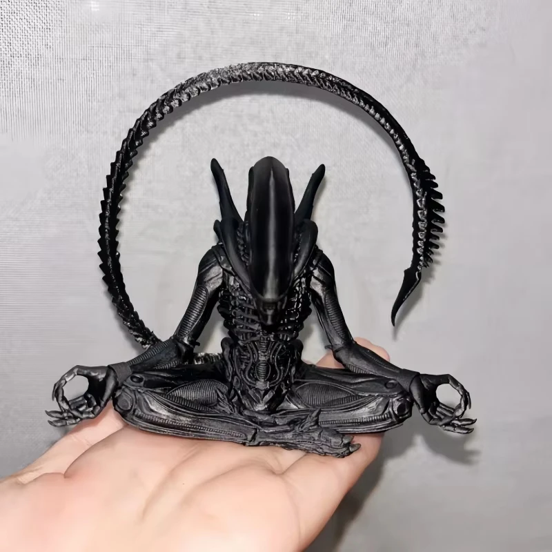 3D Printed Gothic Xenomorph Figures Horror Monster Statue Alien Collectible Figure Desktop Decoration Christmas Gift