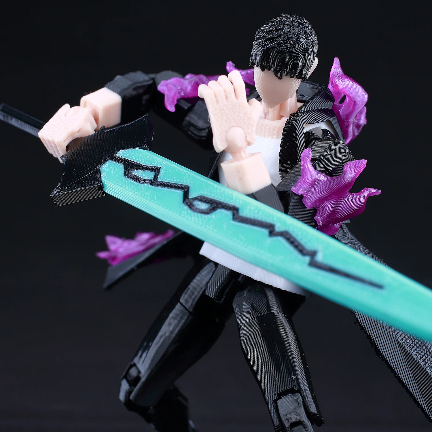 9L 3D Printed Solo Leveling Sung Jin-Woo Lucky T13 Dummy 13 Movable Shapeshift Action Figures Mannequin Toys For Fans Gifts