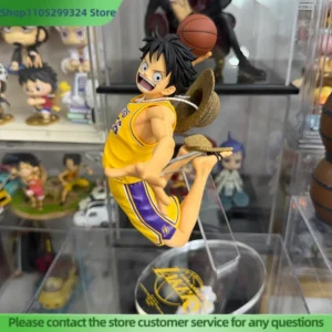 Bandai Banpresto One Piece Monkey D Luffy Anime Character Merchandise Desktop Decoration Collection Model Toy Fans Birthday Gift