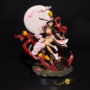 Demon Slayer Figures Kamado Nezuko Anction Figure GK Dolls 15cm Blood Demo Art Anime Figur Kawai Collect PVC Model Toys Gift