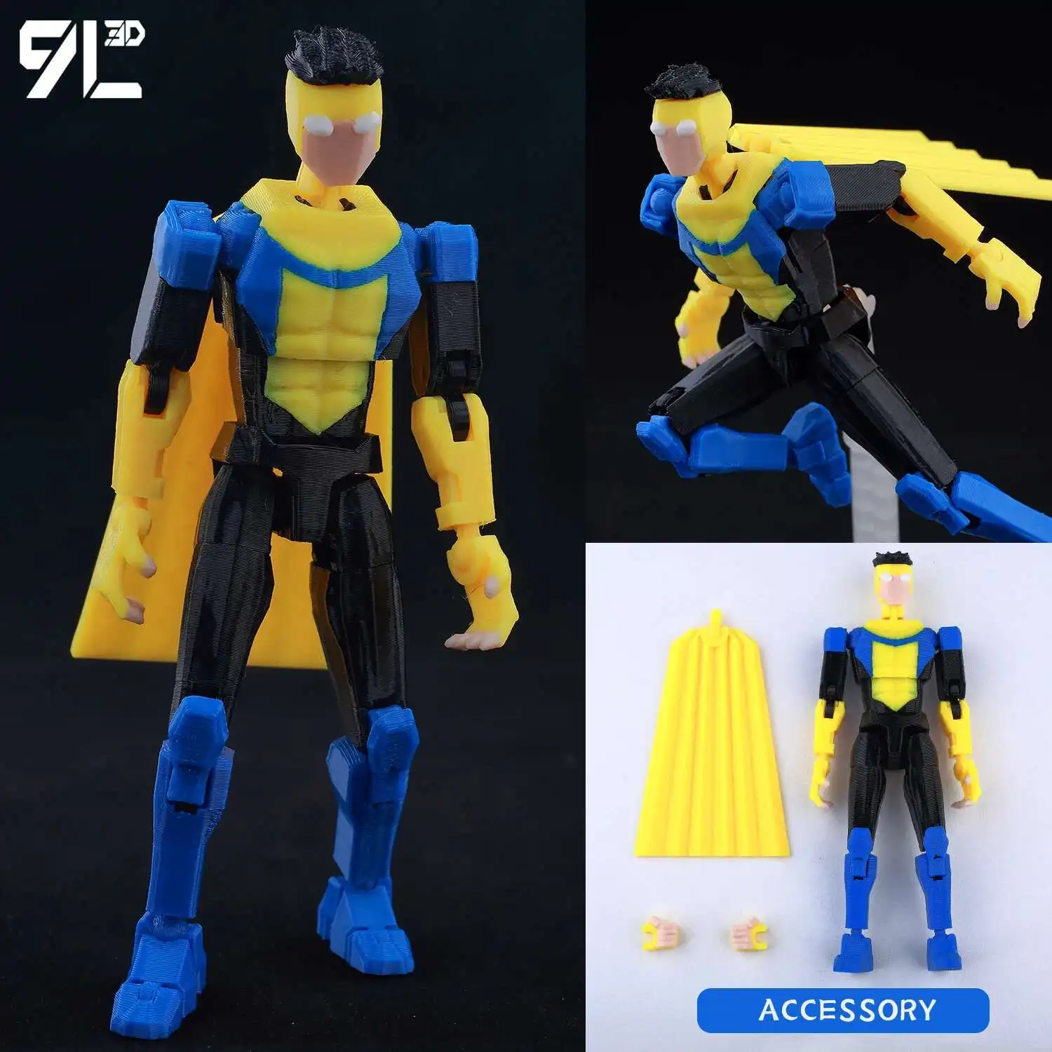 9L3D Printed Jujutsu Kaisen 3D Mini Figures, Satoru Gojo & Geto Suguru Action Model, Anime PVC Collectible Statue, Gift for Fans - Image 20