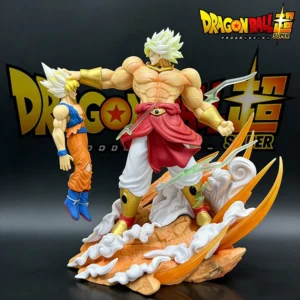 Anime Dragon Ball broly Vs Son Goku Figurine 20cm Gk Pvc Action Figures Statue Collection Model Toy Gifts