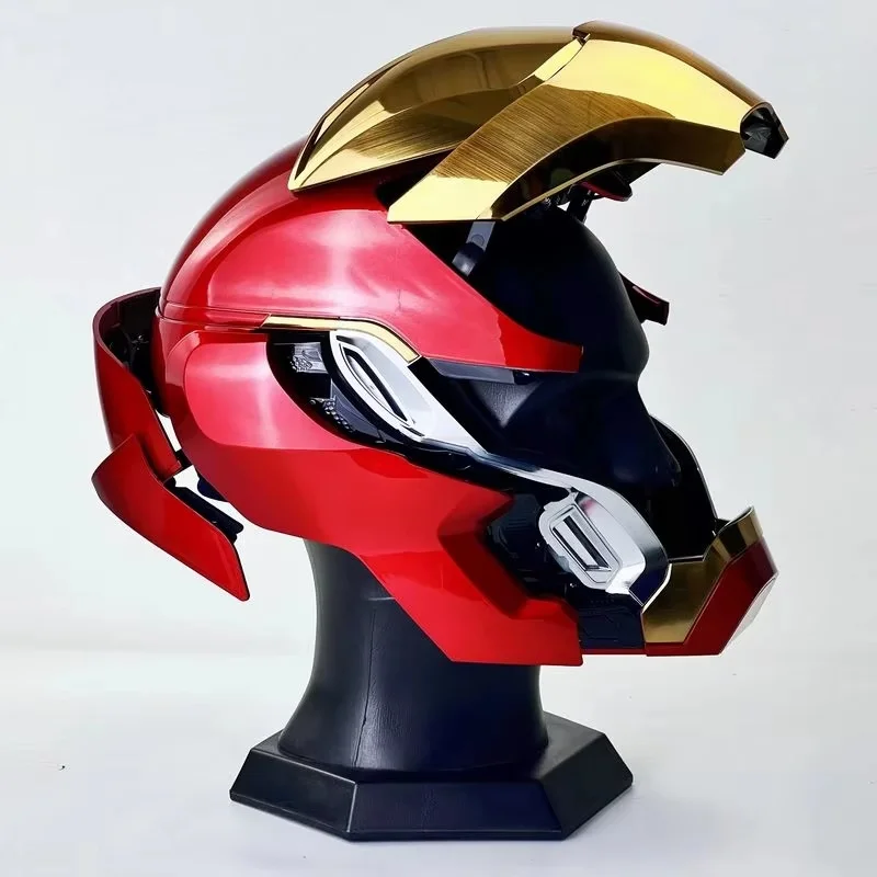 Iron Man Helmet Mk5/MK50 Electric Voice Activated Control Wearable 1:1Mask Automatic Opening Closing Model Figure Adult Toy Gift