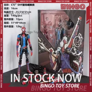 In Stock Ct Toys Punk Spiderman Figure Spider-Punk Spider-Man Across The Spider-Verse Anime Action Figure Model Statue Gift Toys