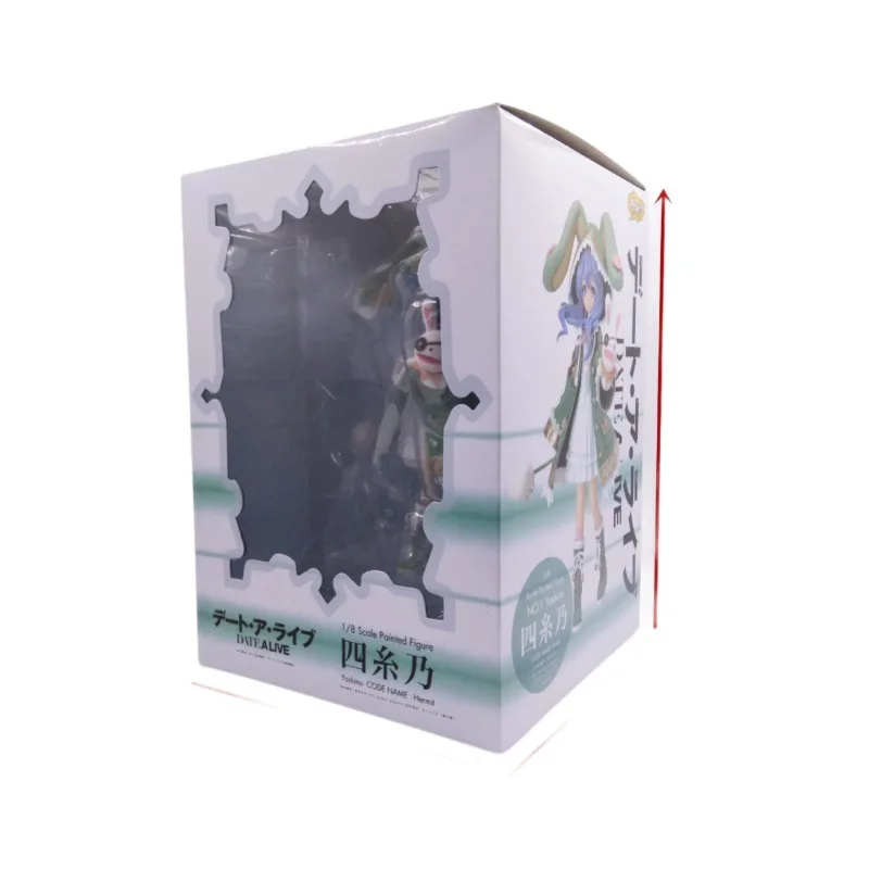 18cm Date A Live - PLUM Yoshino "Hermit" Ver. Standing Figure with Rabbit-Eared Green Hood, Anime Collectible Model - Image 5