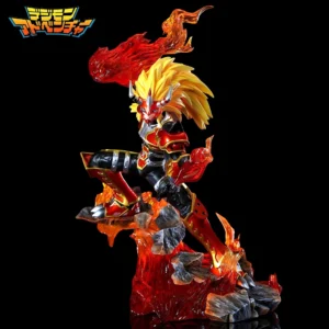 26cm/10.24in Anime Digimon Adventure Figure Agnimon Action Figures Pvc Statue Desktop Ornamen Collection Model Toys Gifts