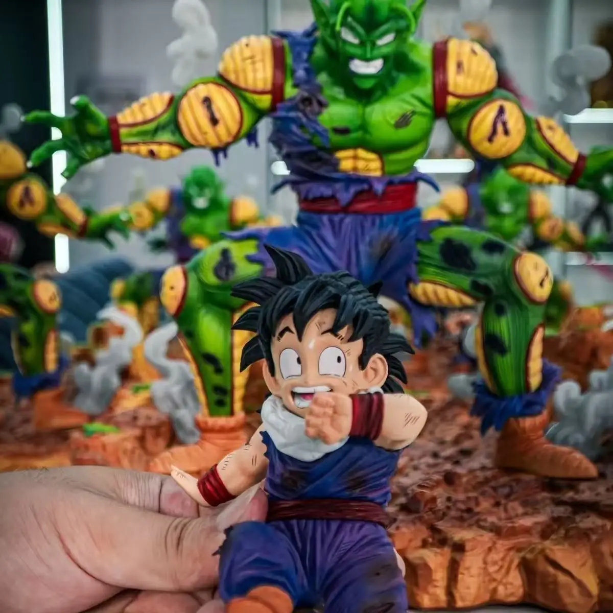Anime Dragon Ball Z Piccolo Protect Gohan Figure Super Piccolo Figurine Action Figures Gk Statue Collection Model Toy Gifts - Image 3