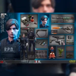 In Stock LimToys Resident Evil Leon RPD Officer 1/12 Scale Anime Action Figure Model Doll Toys Hobby Collectible