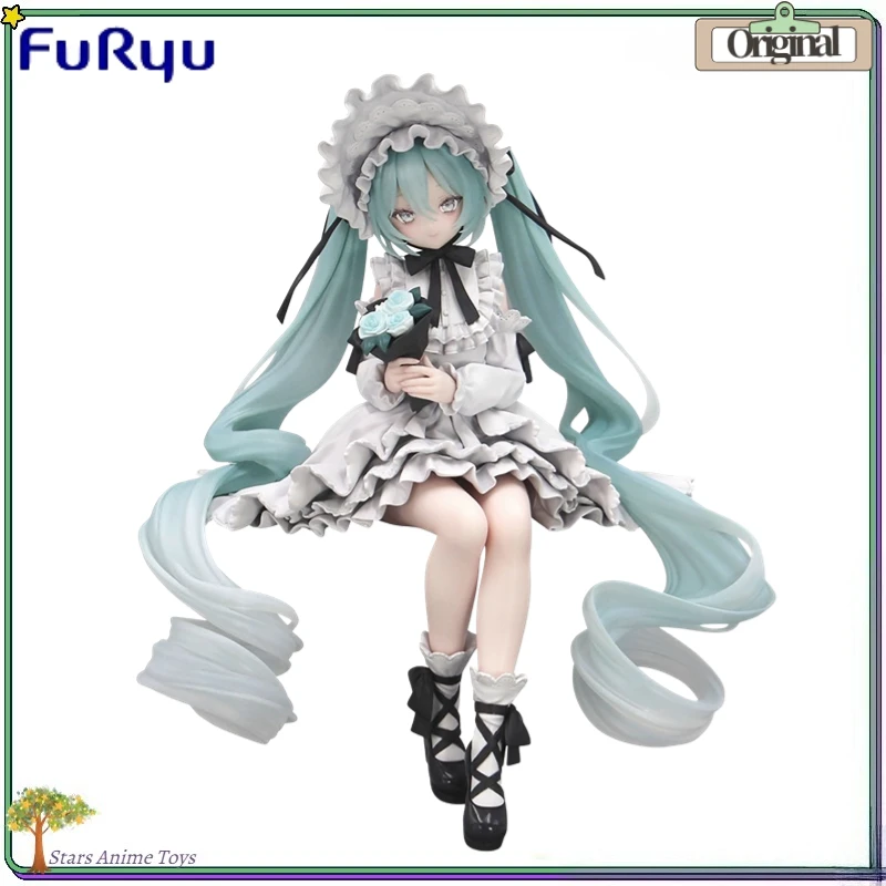 Original FuRyu Noodle Stopper Figure Hatsune Miku Classical Doll Toy Collection Anime Figure