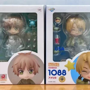 In-stock GSC Q Version Figure Hetalia Alfred America 1088 Arthur Kirkland England 881 Movable Doll Collectible Gift