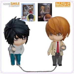 GSC Original Nendoroid Series No.1200 Light Yagami ＆L 2.0 Out of Print Peripheral Figure Toy for Boys Gift Collectible Ornaments