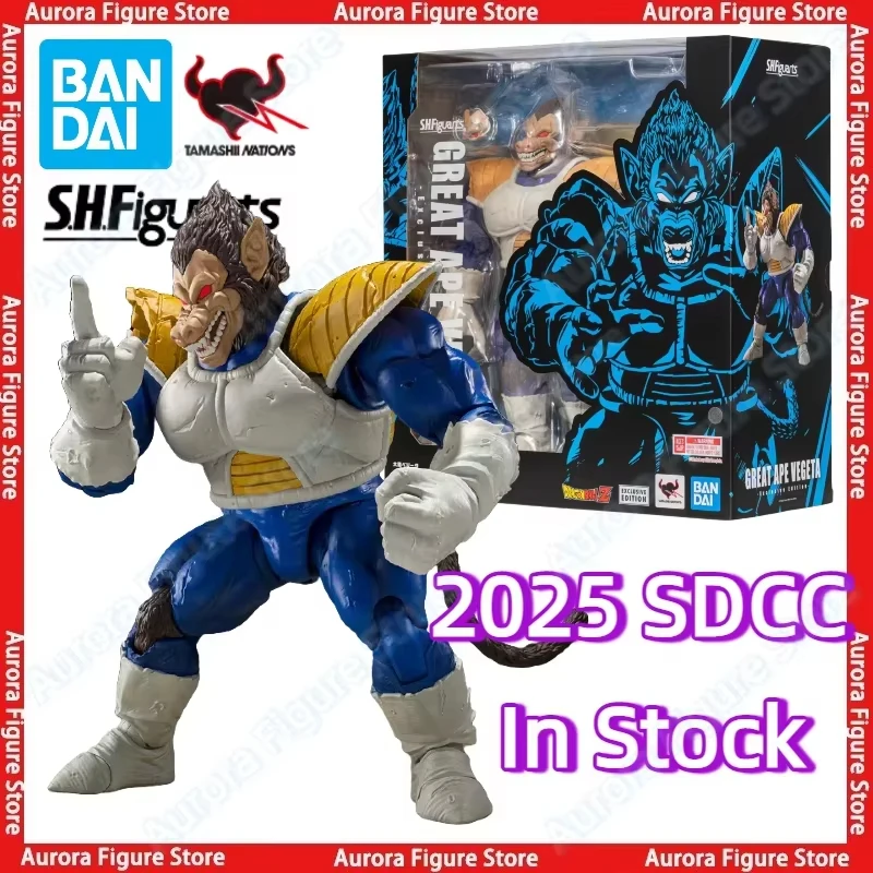 In Stock 2025 SDCC Bandai Dragon Ball S.H.Figuarts SHF Great Ape Vegeta Exclusive Edition Anime Action Figures Toys Models PVC - Image 7