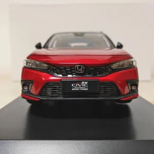 Original Dongfeng Honda Civic Car Model 2023 Honda Civic Sports Edition 1:18 Alloy Car Model Collection Gifts In Stock.