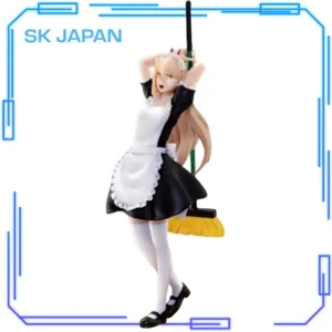In Stock SK Japan Original Genuine GIGO Limited HereDitail Anime Chainsaw Man Power Maid Outfit 27cm Model Toy Figures Xmas Gift