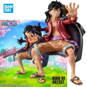 Original Bandai BANPRESTO ONE PIECE KING OF ARTIST MONKEY.D.LUFFY II SPECIAL ver. Anime figure Model Toy Collections Gift