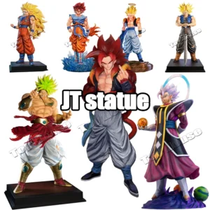 Jt Studio Statue Full Range Dragon Ball Anime Figures Ssj4 Son Goku Figures Super Saiyan Pvc Statue Collection Model Toys Gifts