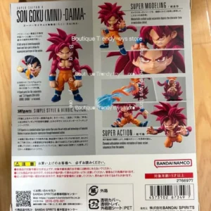 In stock Bandai Dragon Ball DAIMA S.H.Figuarts Super Saiyan 4 Son Goku (Mini) -DAIMA Figures Anime Model Genuine Boxed Toy Gift