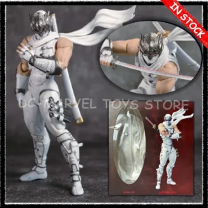 In Stock AC Factory The First Batch Ryu White Version Hayabusa Kaiyodo Revoltech Amazing Yamaguchi Ryu Hayabusa Figure Toy