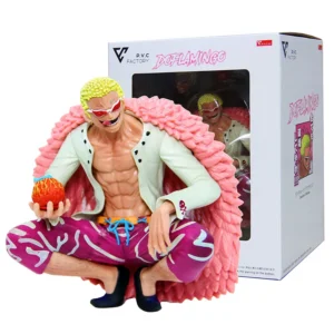 15cm Anime One Piece Figures Oka Shichibukai Donquixote Doflamingo Action Figure PVC Collection Gk Devil Fruit Statue Model Toys