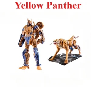 Transformation Robot Toy Yellow Panther  Beast Wars Cheetor KO MP34 with Box