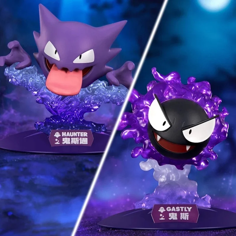 Pokemon Anime Action Toys Figures Gastly Haunter Original Funism Genuine Collection Model Ornaments Toys Birthday Gifts