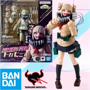 Bandai S.H.Figuarts My Hero Academia Himiko Toga Action Figure Premium Bandai Limited Collectible Model ABS PVC Movable Toy