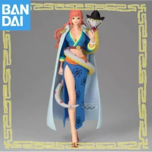 Genuine Bandai Namco Banpresto One Piece Battle Record Collection Gloriosa Pvc Figure Model Collector Desktop Ornament Toy Gift