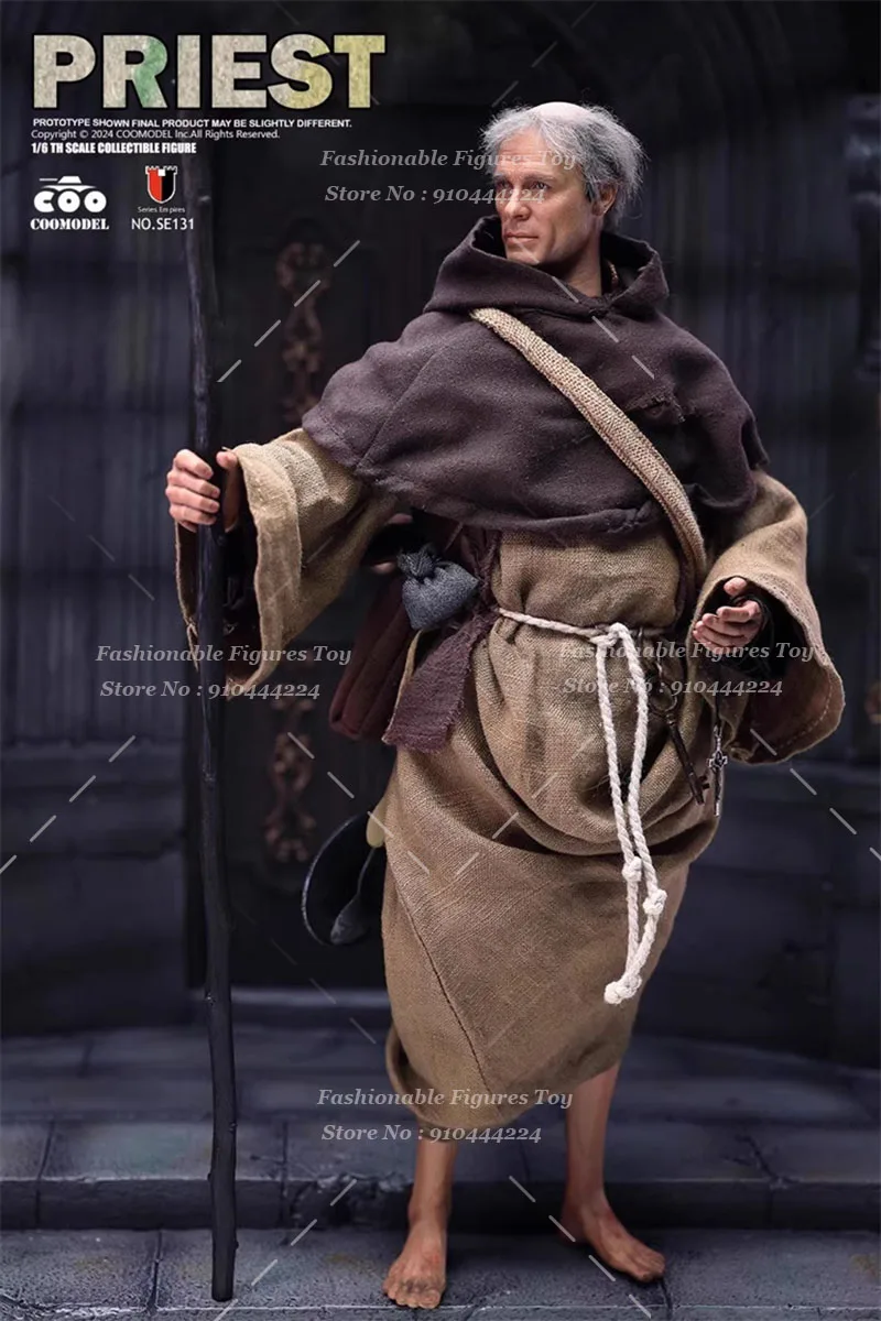 1/6 Male Soldier Empire Series Medieval Priest Full Set 12inch Action Figure Model Toys Collection Best Gift