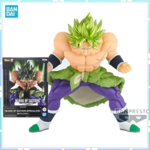 Bandai Original Banpresto Anime Dragon Ball Z  BLOOD OF SAIYANS SPECIALXVII Broly Action Figures Collection Doll Toys