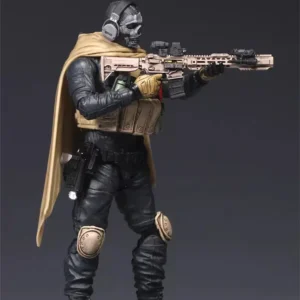 1/18th Acid Rain Dark Source Plant Green Modern Battle Soldier Ghost Full Set Moveable Action Figure About 3.75" Gift For Fans