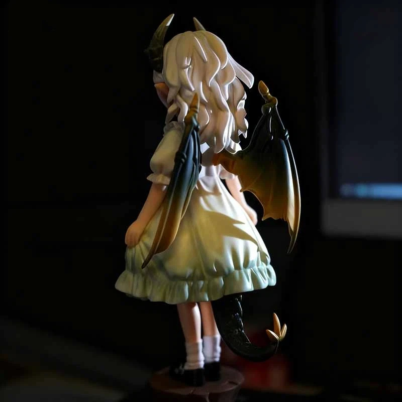 19cm Angry Dragon Girl Gk Anime Game Figure Kanna-Chan Figures Model Doll Pvc Kawaii Toys Collectible Desktop Ornament Girl Gift