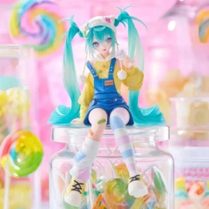 Hatsune Miku Anime Figure Kawaii Action Figure Lollipop Girl Figurine PVC Collection Model Doll