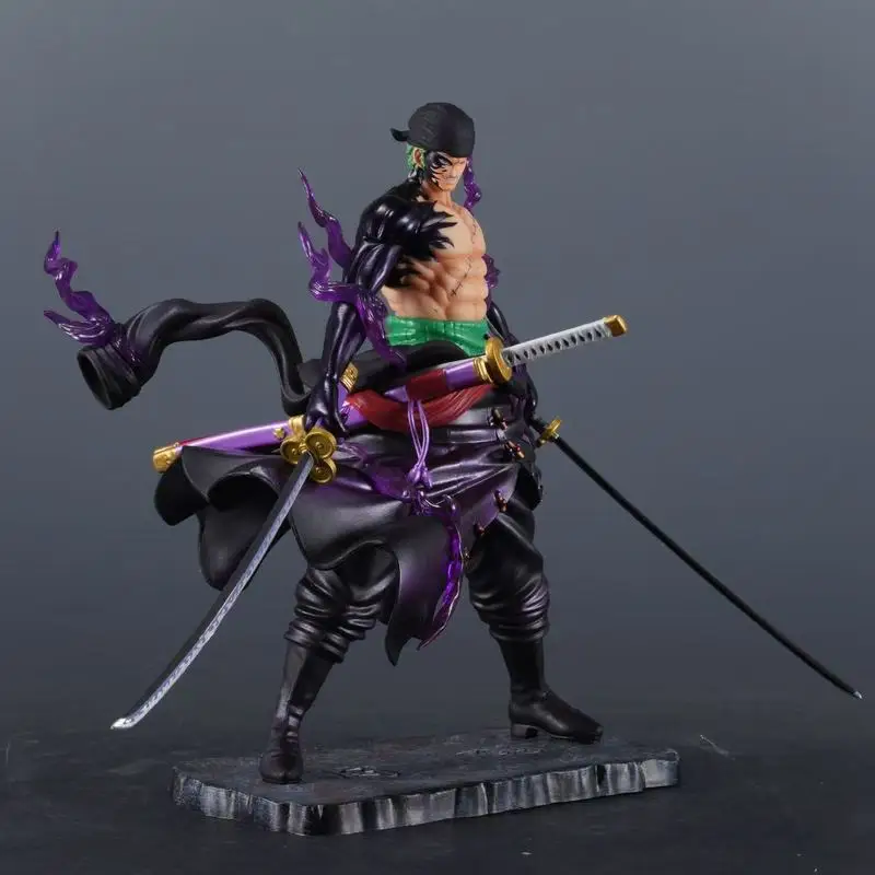 One Piece Anime Figure 24cm Roronoa Zoro Figurine Double-Pole Pvc Action Figure Model Collection Decoration Toys Gift - Image 5