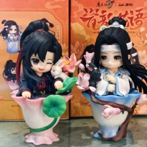New The Grandmaster Of Demonic Cultivation Porcelain Rhyme Flower Language Series Blind Box Toy Q-Version Figurine Collect