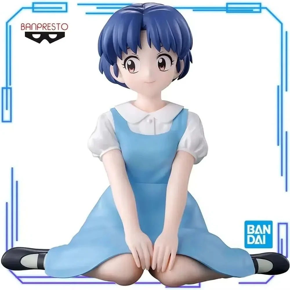 In Stock Bandai Original Genuine Anime Ranma 1/2 Relax Time Tendou Akane 12cm Collections Model Toy Banpresto Figures Xmas Gift