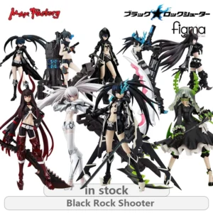 Max Factory Original FIGMA Black Rock Shooter  Series SP041 Black Rock ShooterSP040 BRSB Anime Action Figure Model Toys
