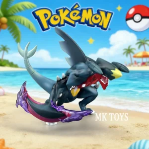 10cm Anime Pokemon Figure Garchomp Action Figures Pvc Statue Desktop Ornamen Collection Model Toys Gifts