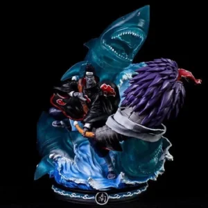 Naruto Anime Hoshigaki Kisame 36cm Pvc Model Figure Akatsuki Organization Desktop Decoration Collectible Statues Gift For Fans