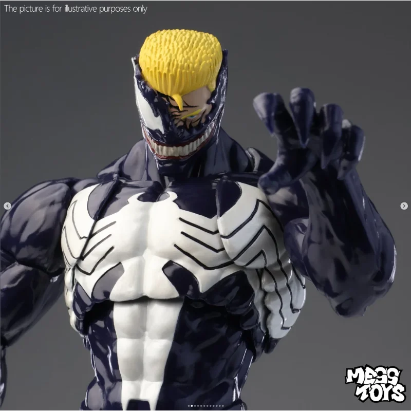 【In stock soon】Mess Toys Updated Prototype Venom Symbiote 1/12 Scale Action Figure, Collectible Toy Gift